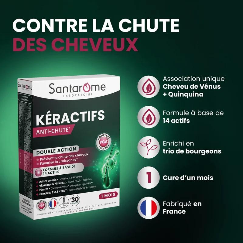 Kéractifs Anti-Chute - 30 comprimés