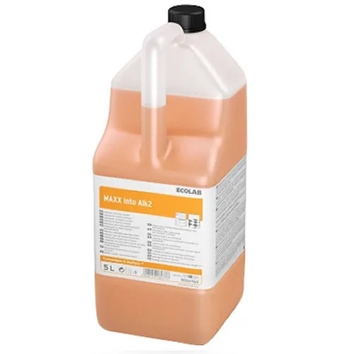 Detergente alcalino Ecolabel per sanitari e bagno Ecolab MAXX Into Alk2 2x5 litri DISPONIBILE IN 7 GIORNI LAVORATIVI
