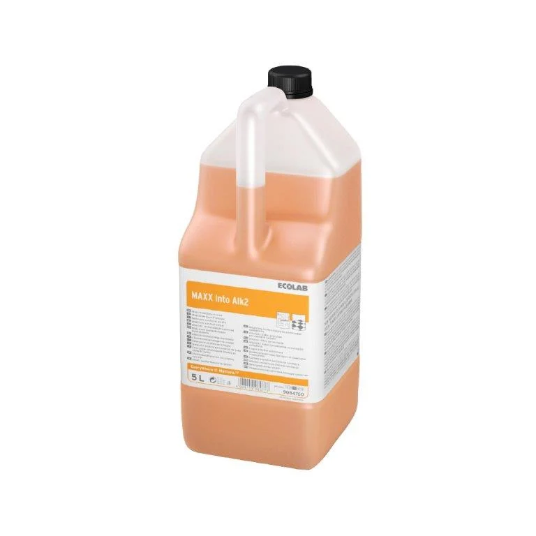 Detergente alcalino Ecolabel per sanitari e bagno Ecolab MAXX Into Alk2 5 litri DISPONIBILE IN 7 GIORNI LAVORATIVI
