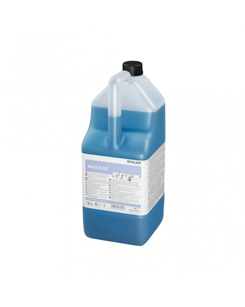 Detergente neutro universale Ecolabel per superfici e vetri Ecolab MAXX Brial S 5 litri DISPONIBILE IN 7 GIORNI LAVORATIVI