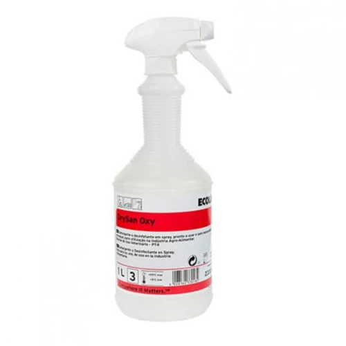 Detergente sanitizzante pronto all'uso a base di perossido di idrogeno Ecolab DrySan Oxy 12x1 litro DISPONIBILE IN 7 GIORNI LAVORATIVI