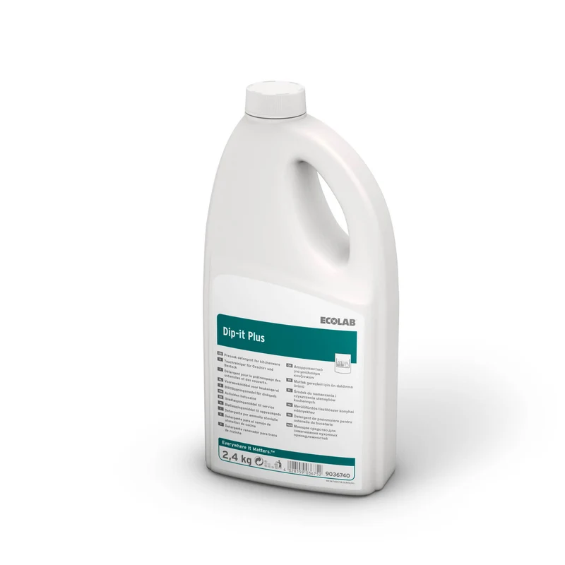 Detergente sbiancante per ammollo stoviglie a base di ossigeno Ecolab Dip-It Plus 6x2,4 kg DISPONIBILE IN 7 GIORNI LAVORATIVI