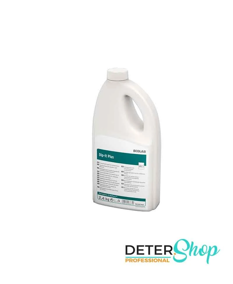 Detergente sbiancante per ammollo stoviglie a base di ossigeno Ecolab Dip-It Plus 6x2,4 kg DISPONIBILE IN 7 GIORNI LAVORATIVI