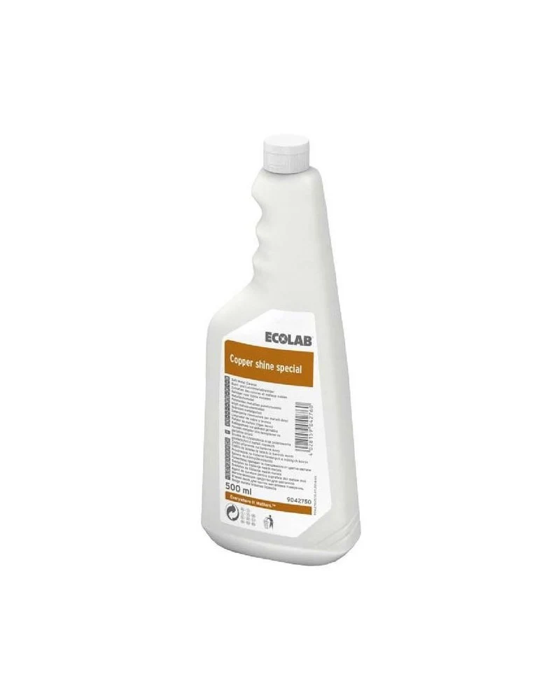 Lucidante per rame ottone e bronzo Ecolab Copper Shine Special 6x500 ml DISPONIBILE IN 7 GIORNI LAVORATIVI