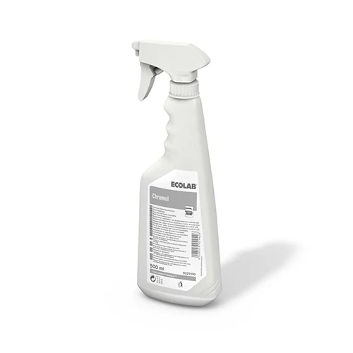 Lucidante protettivo per acciaio inox Ecolab Chromol 6x500 ml DISPONIBILE IN 7 GIORNI LAVORATIVI