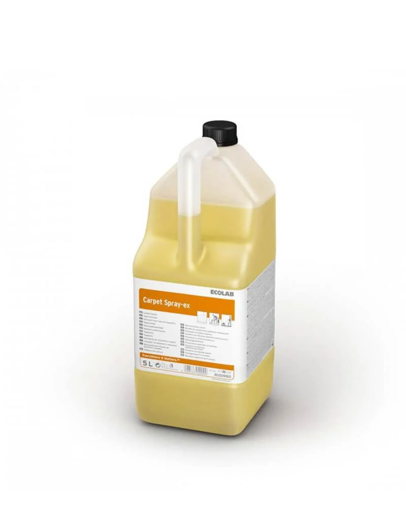 Detergente per moquette a iniezione-estrazione Ecolab Carpet Spray EX 2x5 litri DISPONIBILE IN 7 GIORNI LAVORATIVI