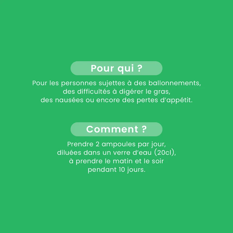 Artichaut Bio Radis Noir Bio - 20 ampoules