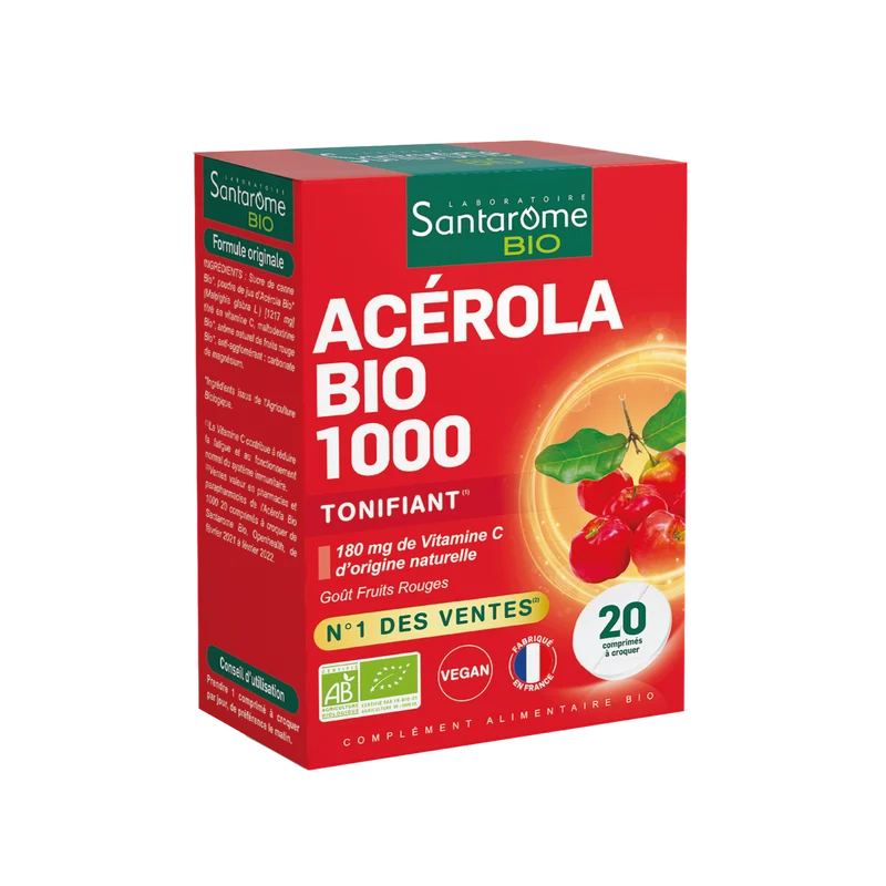 Acérola Bio 1000 - 20 comprimés