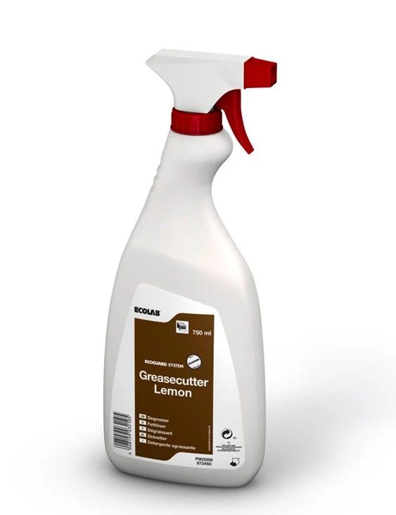 Sgrassante profumato pronto all'uso per forni e piastre Ecolab Greasecutter Lemon 750 ml DISPONIBILE IN 7 GIORNI LAVORATIVI