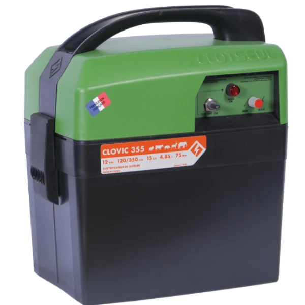 Clotseul Clovic 355 - 12V schrikdraadapparaat 15000V - 4.85J