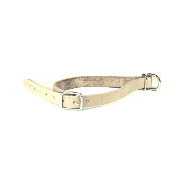 Halsriem leder voor schaap - met ring