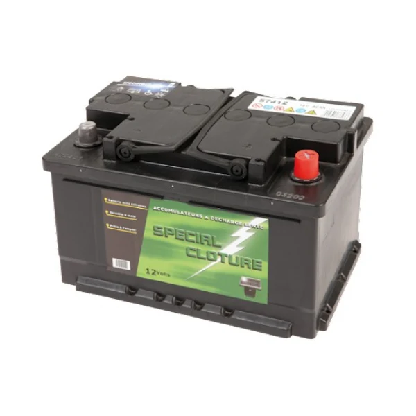Accu semi-tractie voor weideapparaat 12 volt - 80 ah