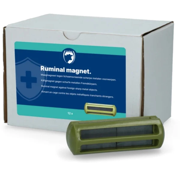 Maagmagneet kunststof behuizing - 12 stuks