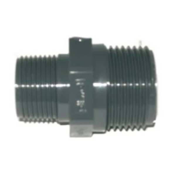 PVC verloopnippel - 1" x 3/4"