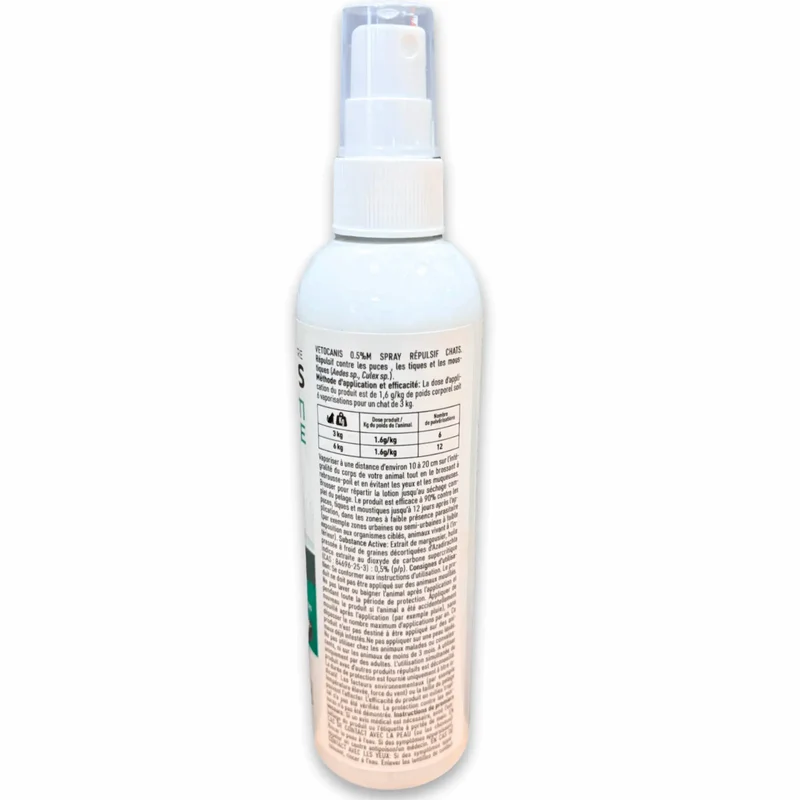 Vetocanis 0,5%M Spray répulsif chats , 250ml
