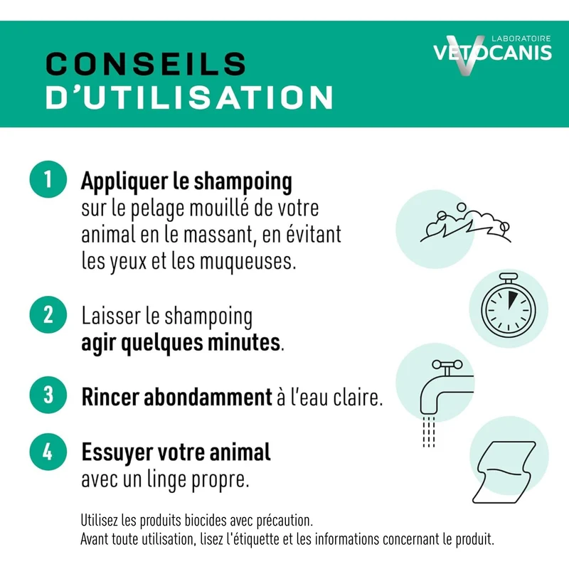 Shampoing Anti-Puces Tiques et Moustiques Répulsif Chat 300ml