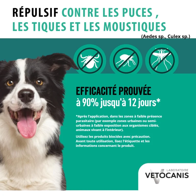 VETOCANIS 0.5%M Spray Repulsif Chiens
