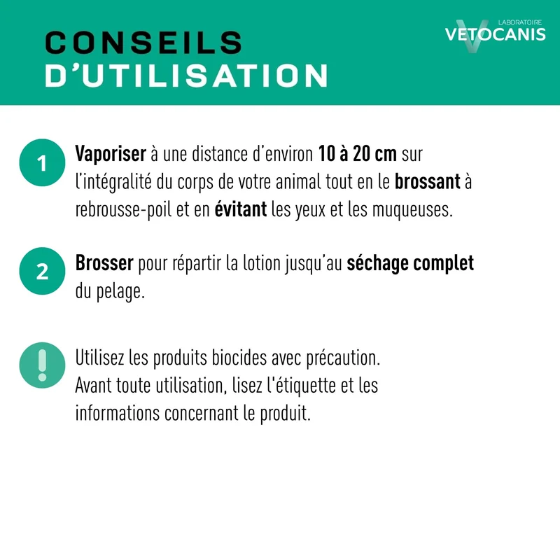 VETOCANIS 0.5%M Spray Repulsif Chiens