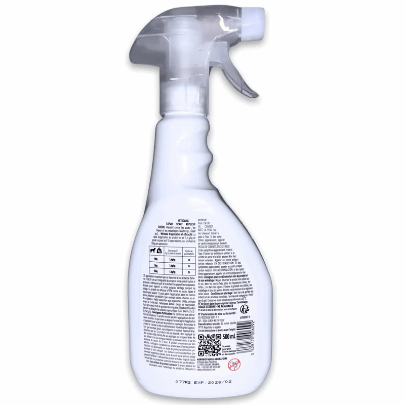VETOCANIS 0.5%M Spray Repulsif Chiens