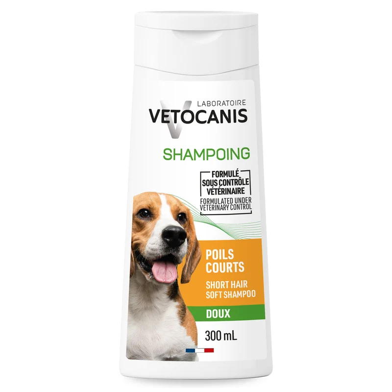 Shampoing Poils Courts pour Chien, Pamplemousse. 300ml