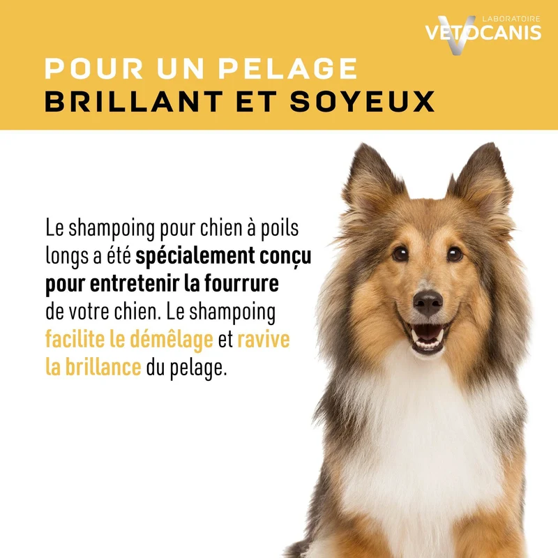 Shampoing Poils Longs pour Chien 300ml