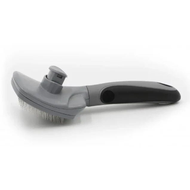 Brosse Carde Rétractable Autonettoyante pour Chien