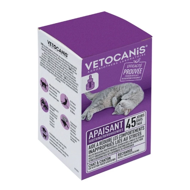 Recharge 48ml (45 jours) pour Diffuseur Apaisant Chat