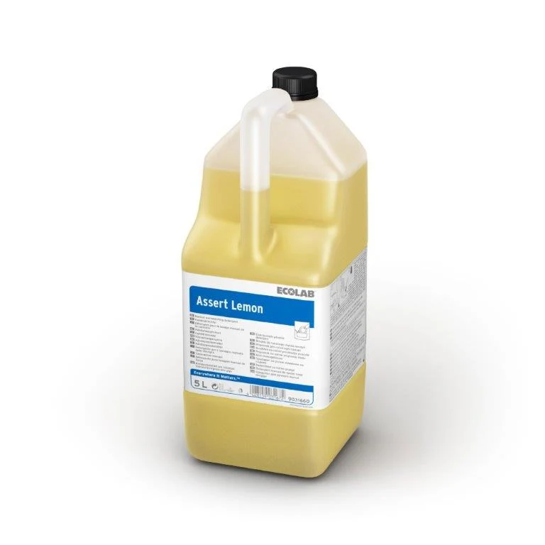 Detergente al limone per lavaggio manuale stoviglie Ecolab Assert Lemon 2x5 litri DISPONIBILE IN 7 GIORNI LAVORATIVI