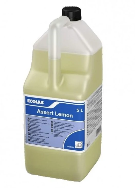 Detergente al limone per lavaggio manuale stoviglie Ecolab Assert Lemon 2x5 litri DISPONIBILE IN 7 GIORNI LAVORATIVI