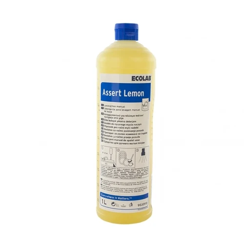 Detergente al limone per lavaggio manuale stoviglie Ecolab Assert Lemon 6x1 litro DISPONIBILE IN 7 GIORNI LAVORATIVI