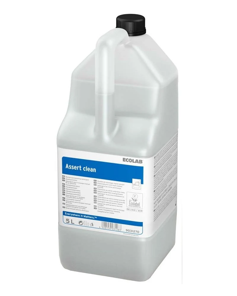 Detergente Ecolabel per lavaggio manuale stoviglie Ecolab Assert Clean 2x5 litri DISPONIBILE IN 7 GIORNI LAVORATIVI