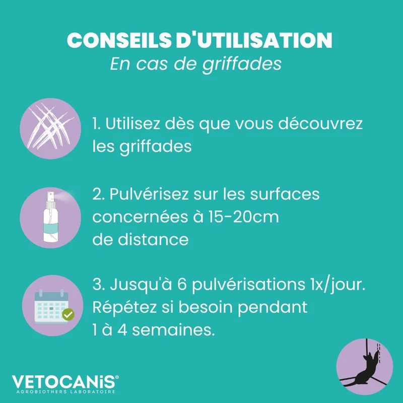 Spray Anti Stress apaisant et calmant pour chat