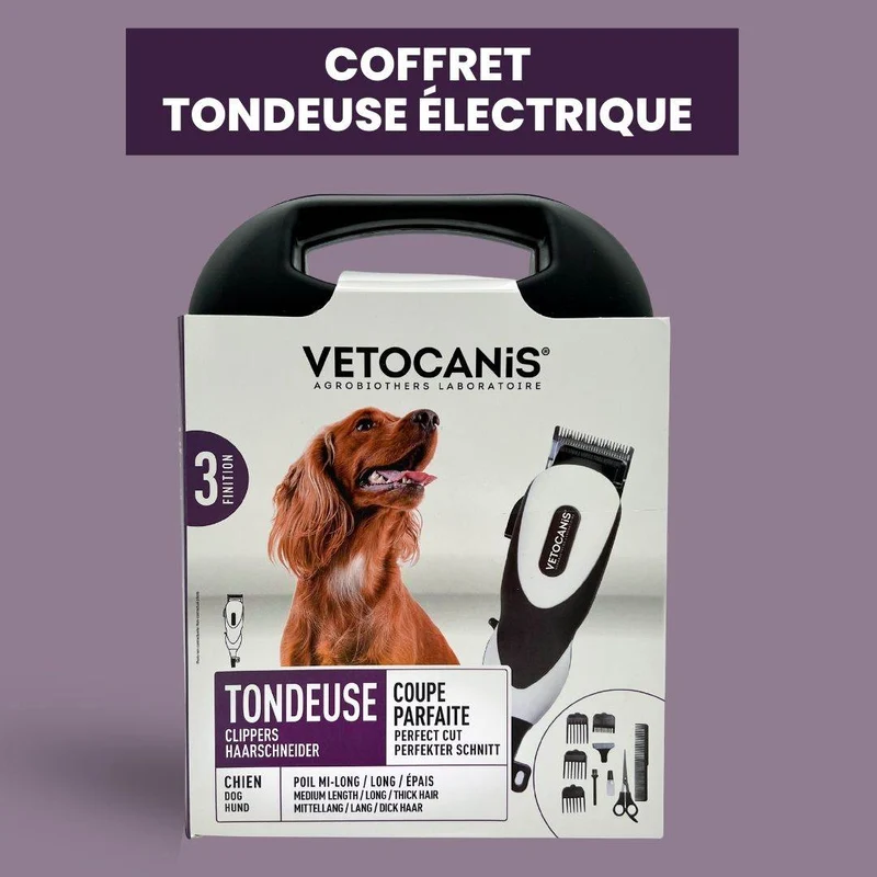 Coffret Tondeuse électrique pour Chien