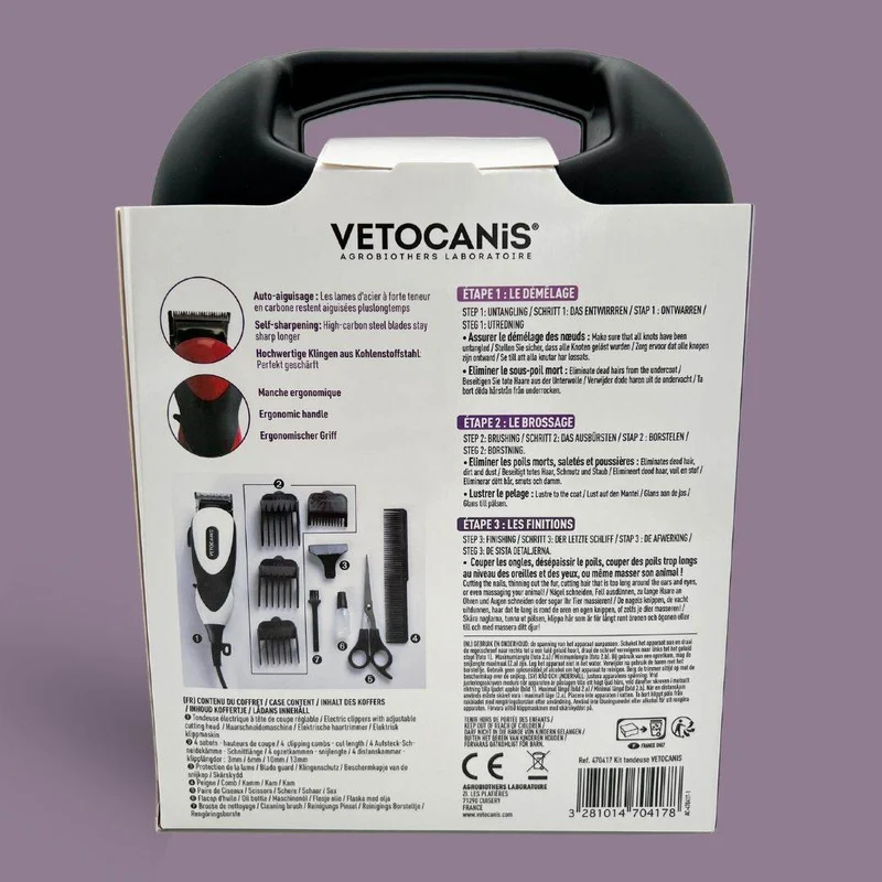 Coffret Tondeuse électrique pour Chien