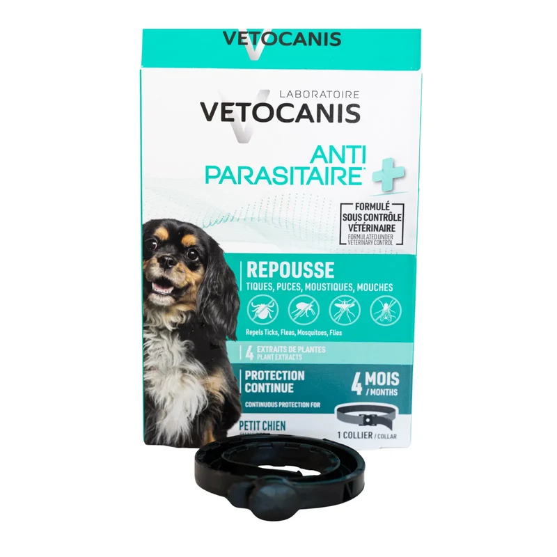 Collier Antiparasitaire + pour Chien à partir de 4 mois