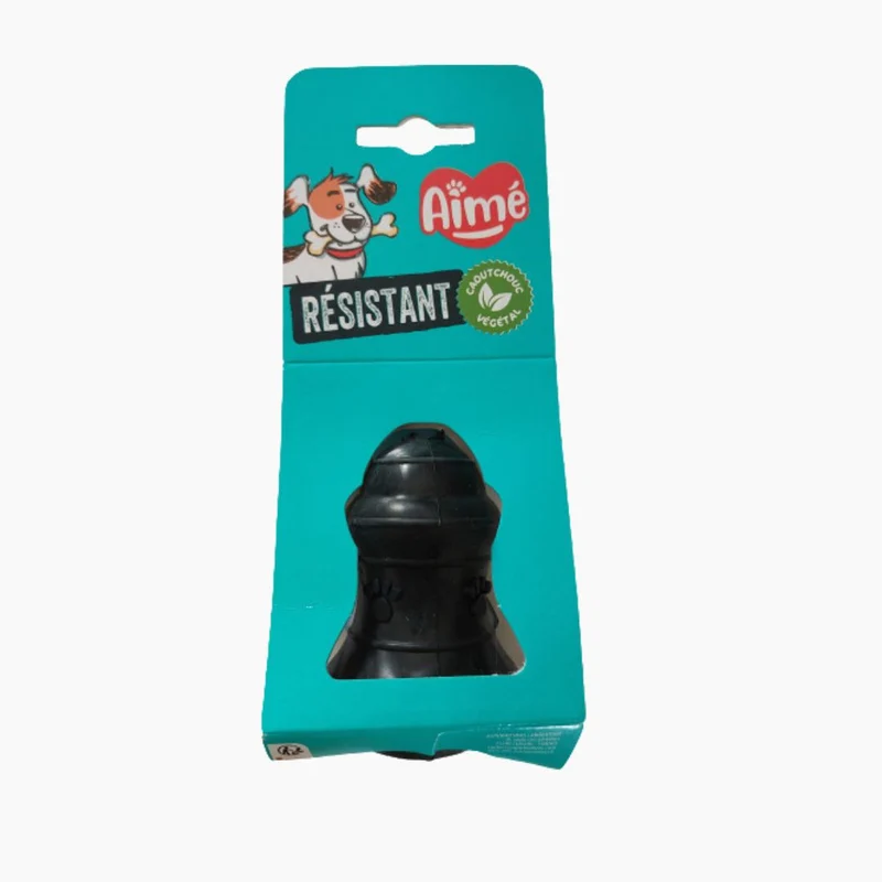 Jouet Pepper Très Résistant pour Chien 8,5cm - 100% Caoutchouc Végétal