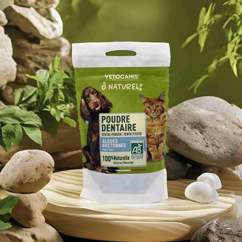 Poudre Dentaire Naturelle pour Chien et Chat