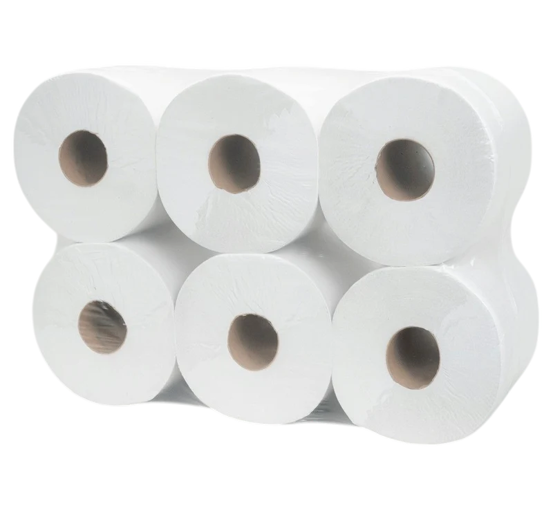 Papieren handdoek op rol - 6 stuks