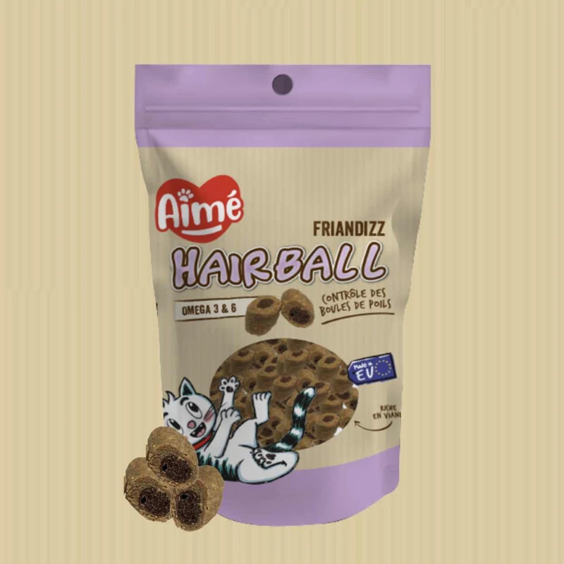 Friandises pour Chat, contrôle des boules de poils 60g