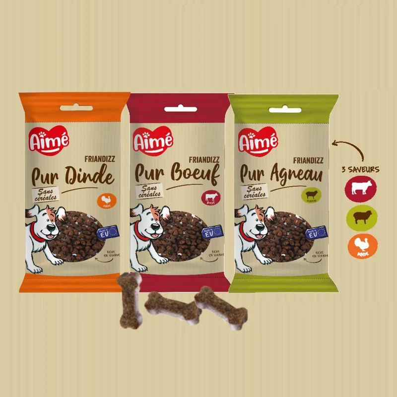 Friandises sans céréales pour Chien 100g