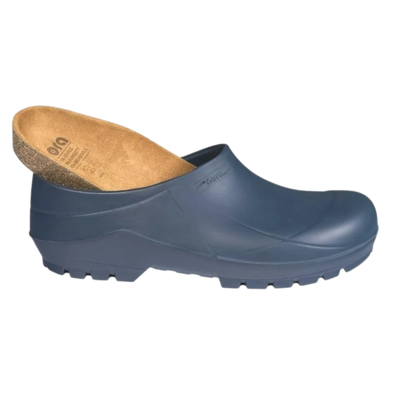 Nora PU klomp - blauw