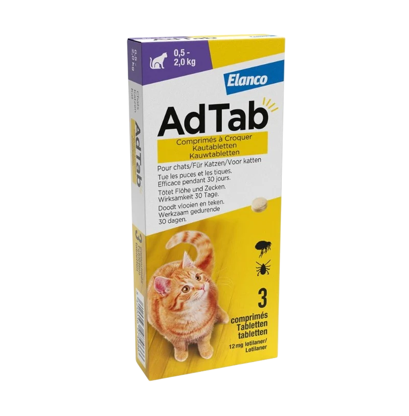 AdTab kat kauwtabl 0,5-2,0kg 3tabl