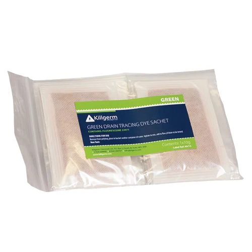 Drain Tracing Dye Sachet (Fluorescent Green)