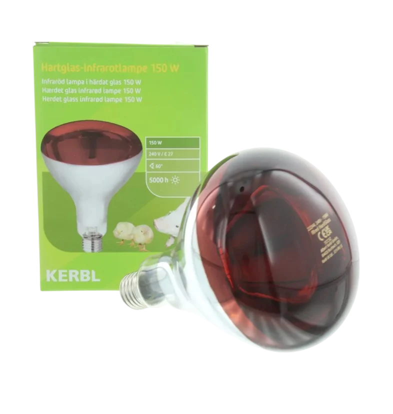 Kerbl Warmtelamp infrarood 150W rood