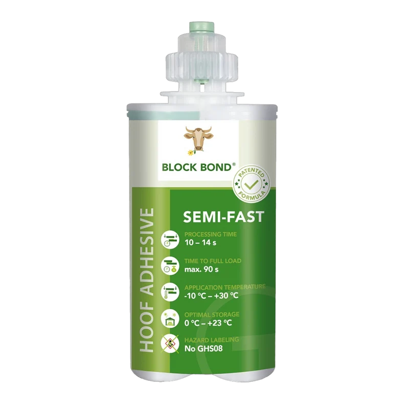 Block Bond Hoof Adhesive - SEMI-FAST - 200ml