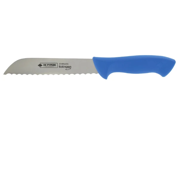 Metallo prof. koolmes gekarteld - plastic handvat - RVS 180 mm lemmet