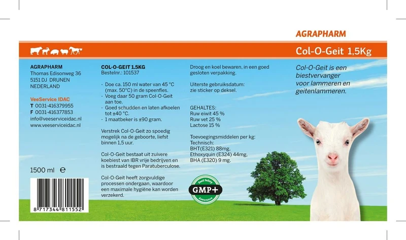 Col-O-Geit - Diverse varianten