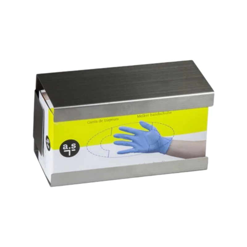 a.s Wandhouder RVS voor handschoenen