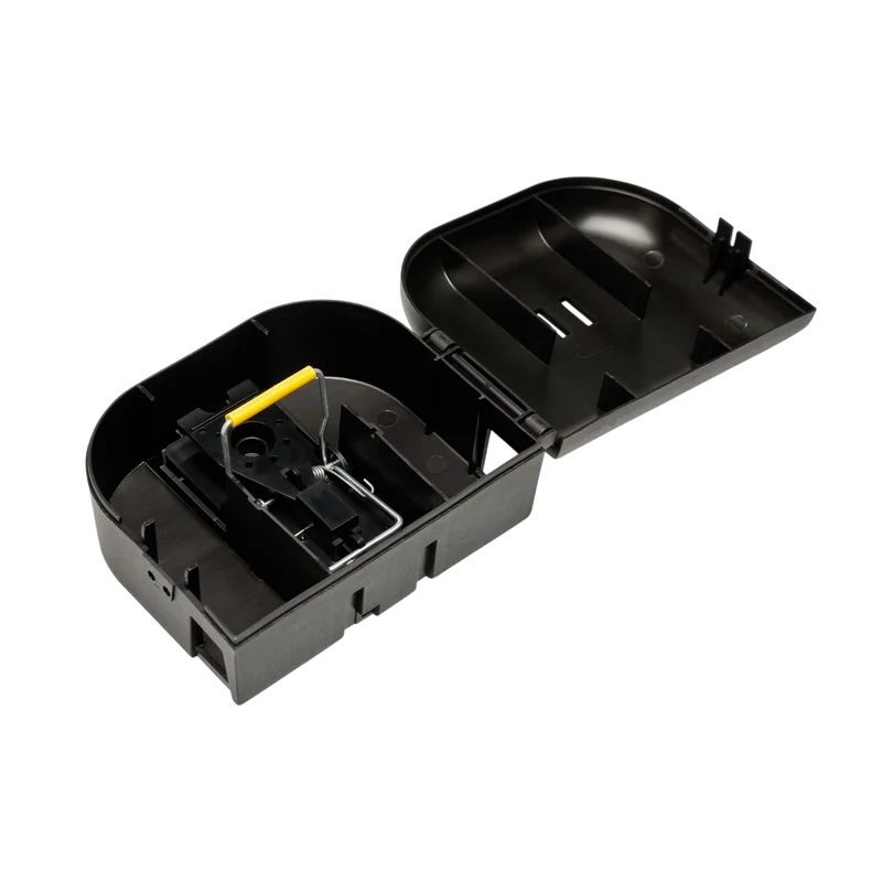 Muizenbox Luxan + klem zwart