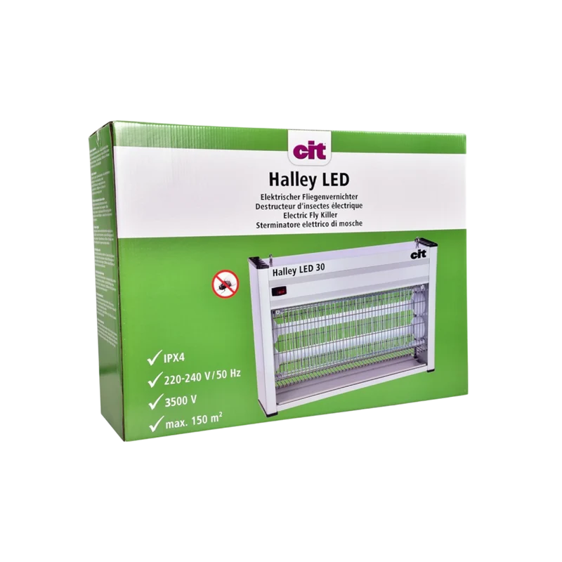 Halley LED 30 IPX4 2x15W (tot 150m²)